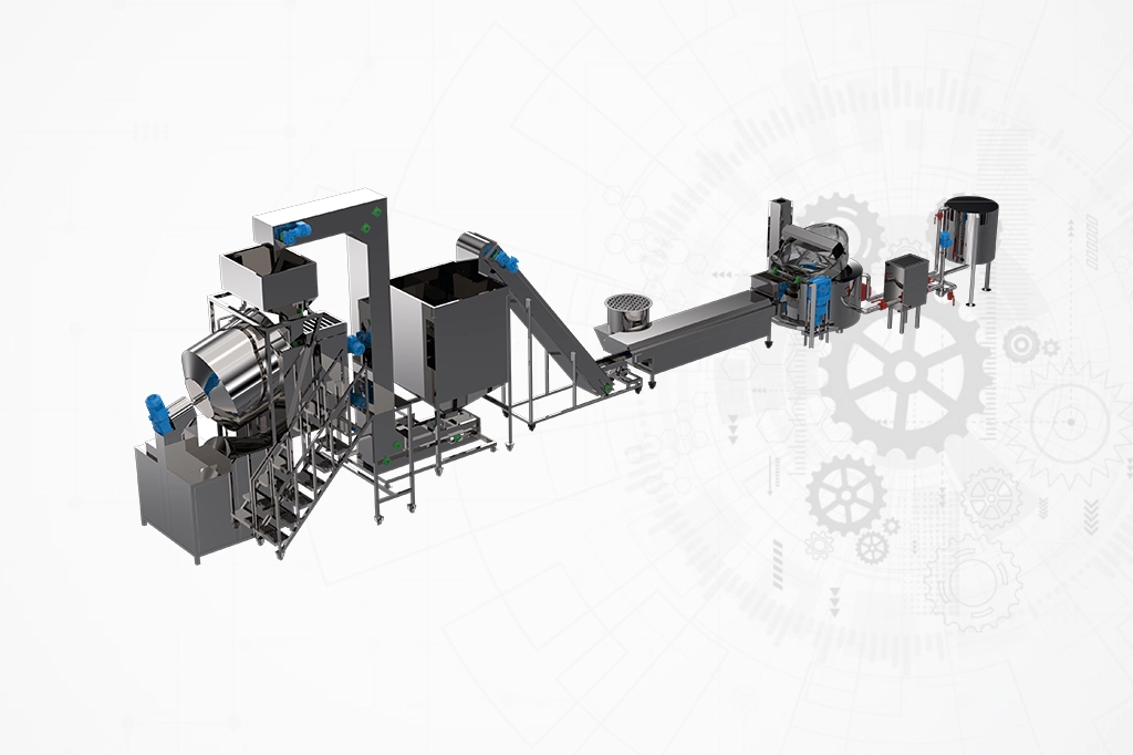 Kuruyemiş Fritöz Hattı